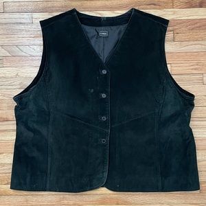 Outbrook Black Suede Vest